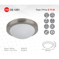 CE-light CE-1251-Ledli Duvar Aplik
